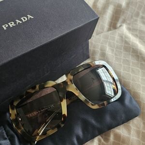Prada Brown Tortoise Sunglasses
